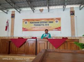 Lunas, Sertifikat Tanah Program PTSL Tahun 2019 Selesai Seratus Persen 