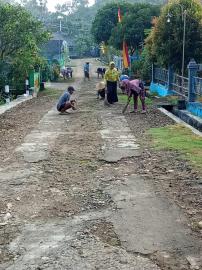 Kegiatan Jum'at Bersih di Wilayah Kalurahan Melikan